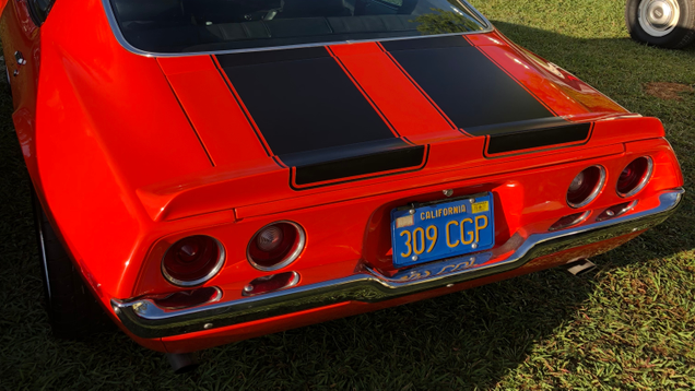My Camaro with original plates from 1970.